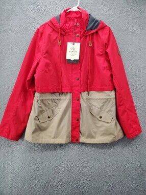 Alpine Design Lake to Cabin Jacket Womens XL Windproof Ecodry Red Tan NWT